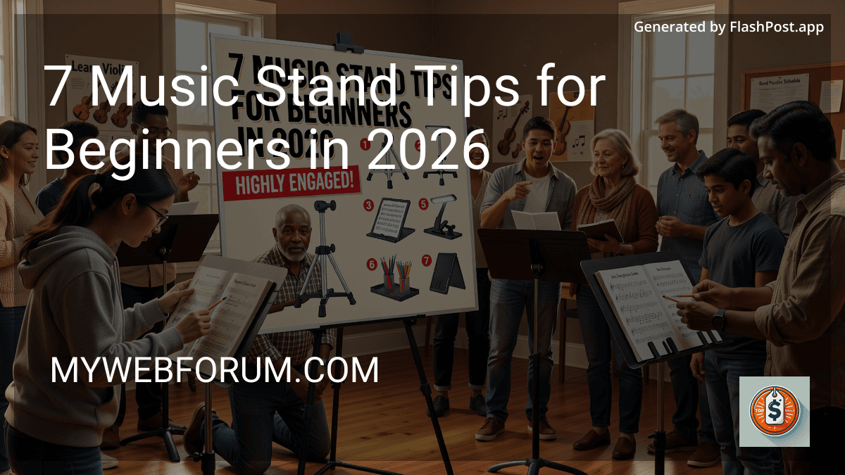 7 Music Stand Tips for Beginners in 2026 image