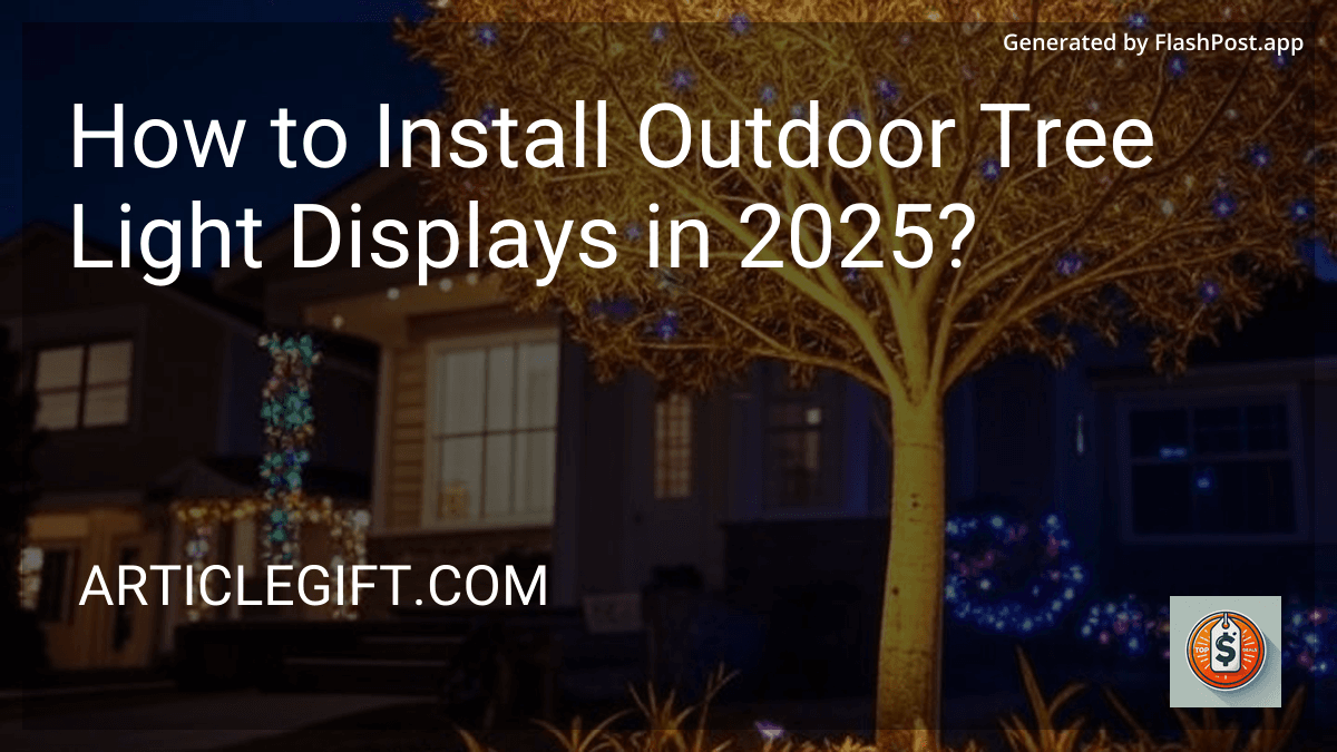 How to Install Outdoor Tree Light Displays in 2025? preview
