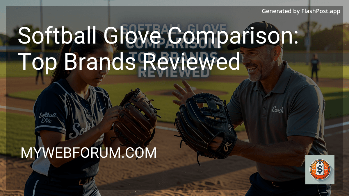 Softball Glove Comparison: Top Brands Reviewed in 2026 image