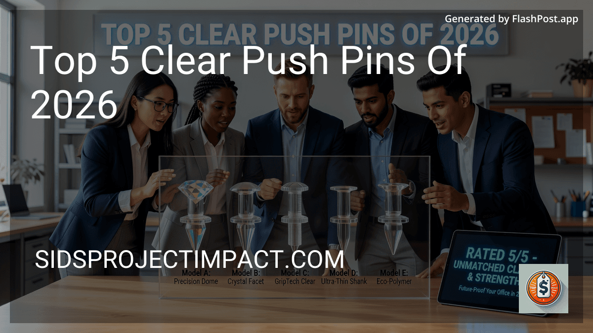 Top 5 Clear Push Pins Of 2026 in 2026 preview