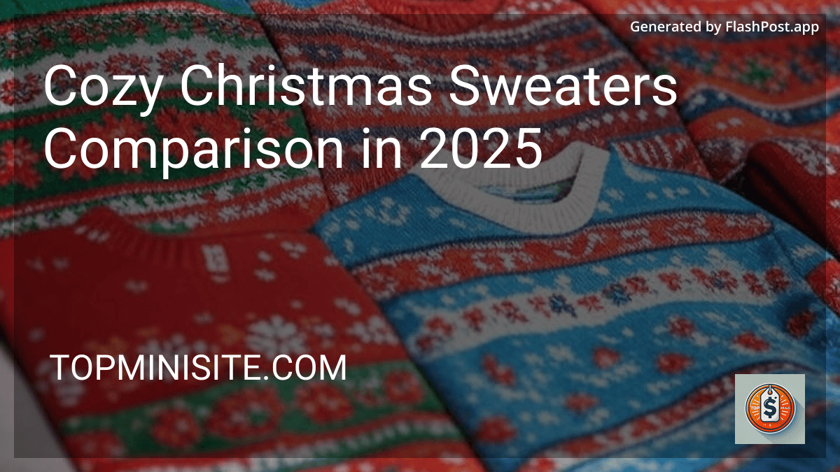 Cozy Christmas Sweaters Comparison in 2025 image