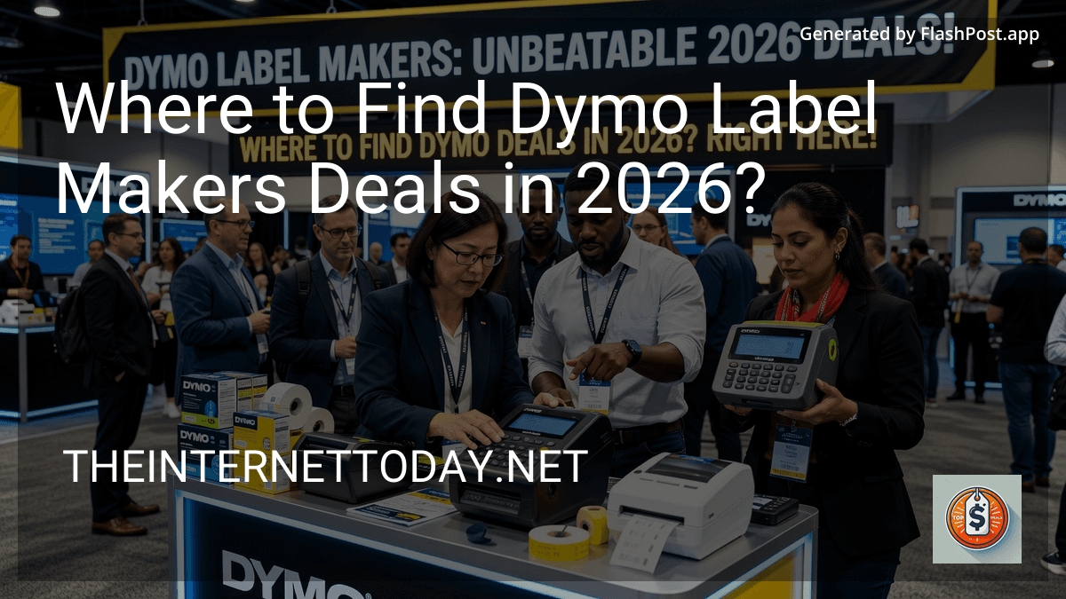 Where to Find Dymo Label Makers Deals in 2026? image