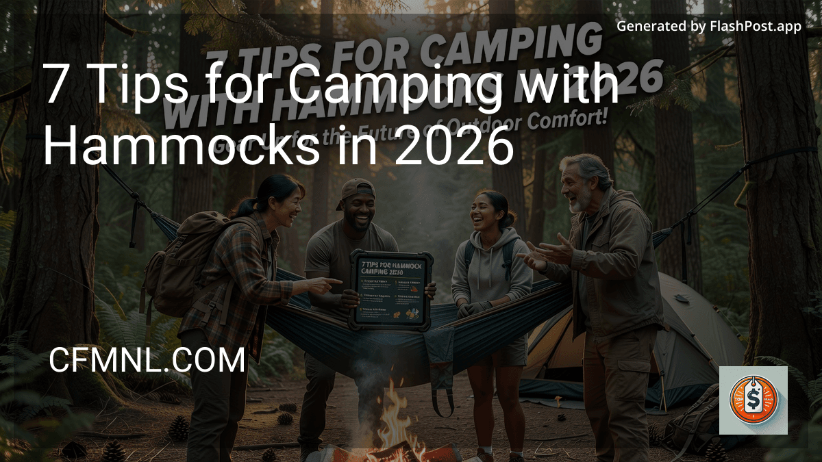 10 Tips for Camping with Hammocks in 2026