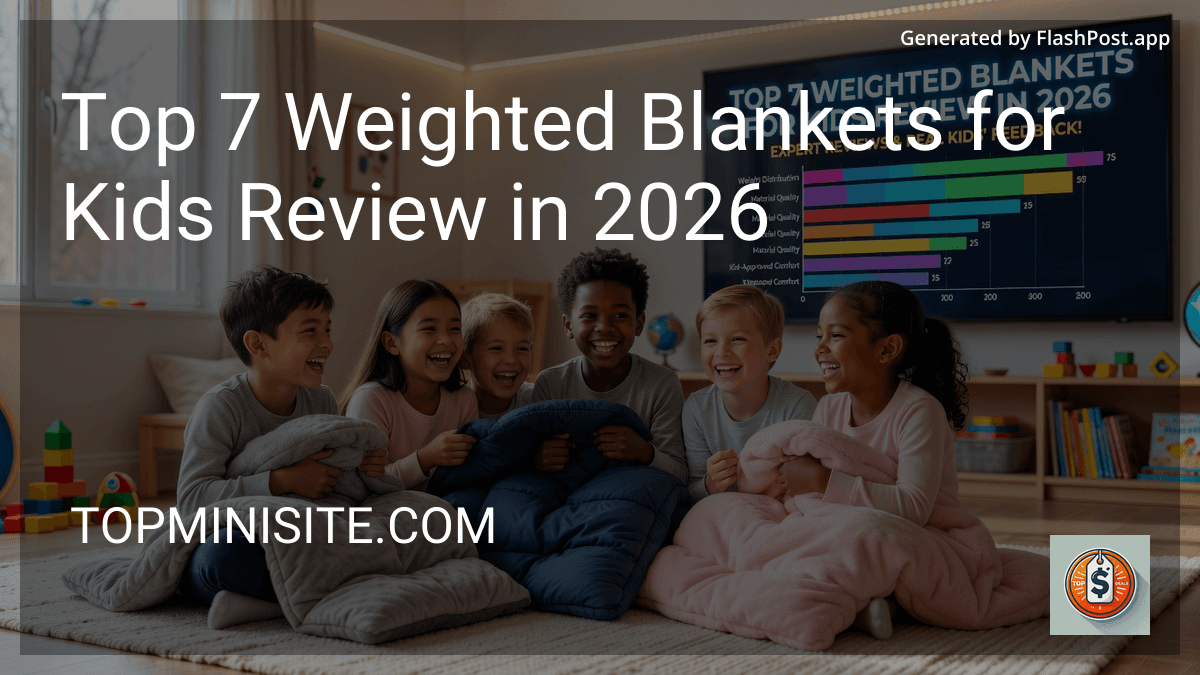 Top 7 Weighted Blankets for Kids Review in 2026 preview