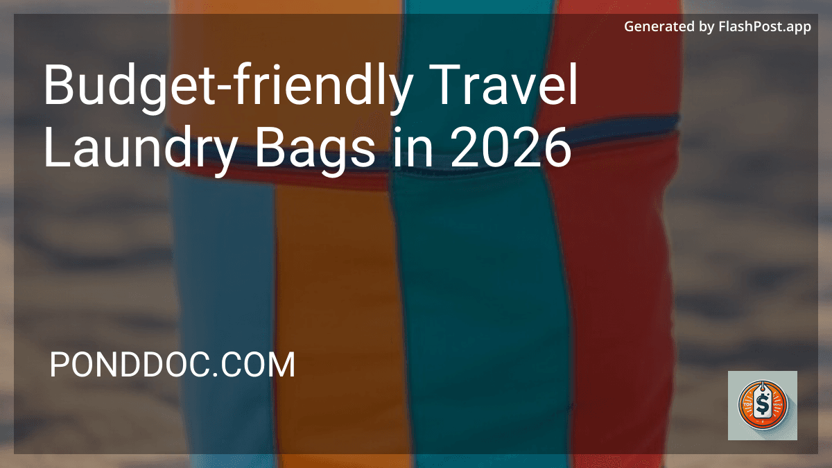 Budget-friendly Travel Laundry Bags in 2026 image