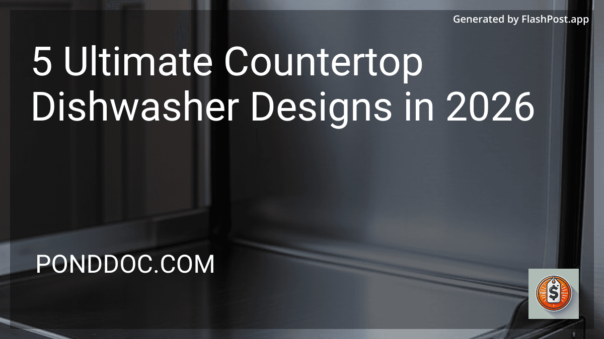 0 Ultimate Countertop Dishwasher Designs in 2026 preview