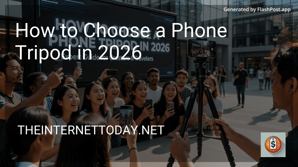 How to Choose a Phone Tripod in 2026 preview
