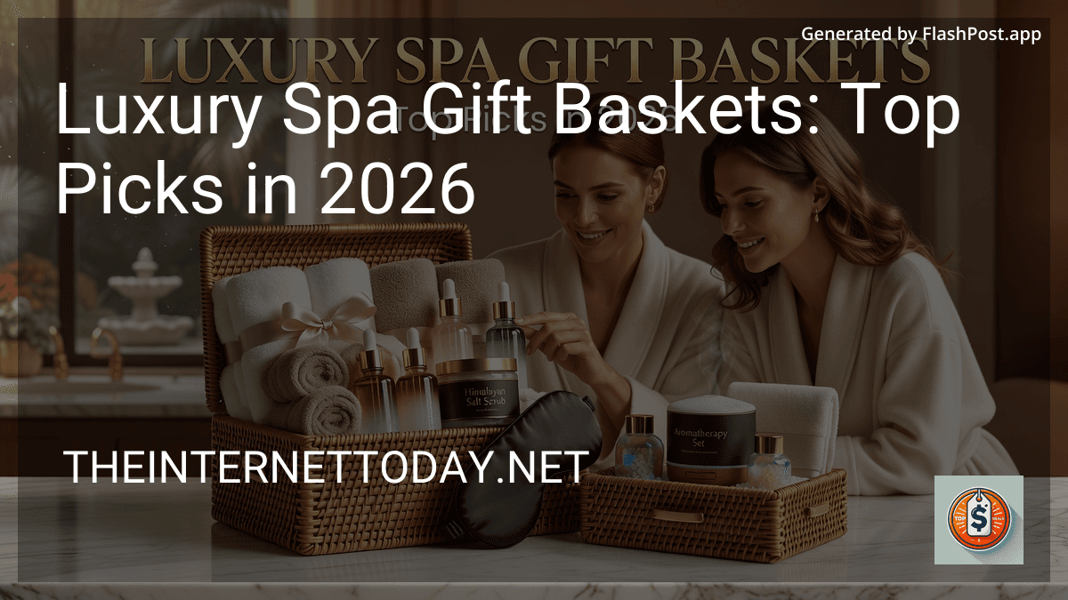 Luxury Spa Gift Baskets: Top Picks in 2026 preview