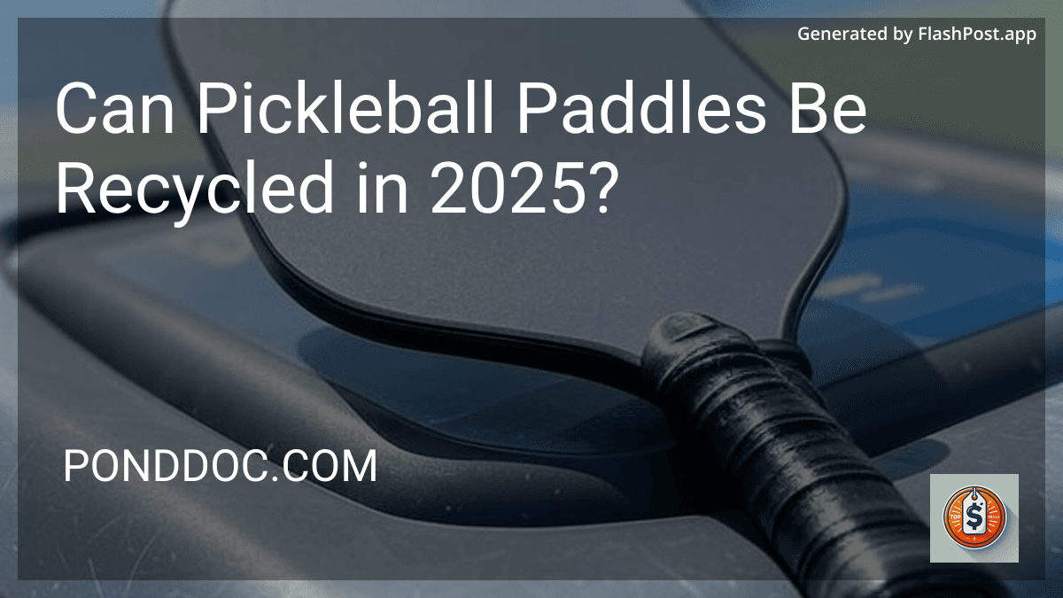 Can Pickleball Paddles Be Recycled in 2025? preview