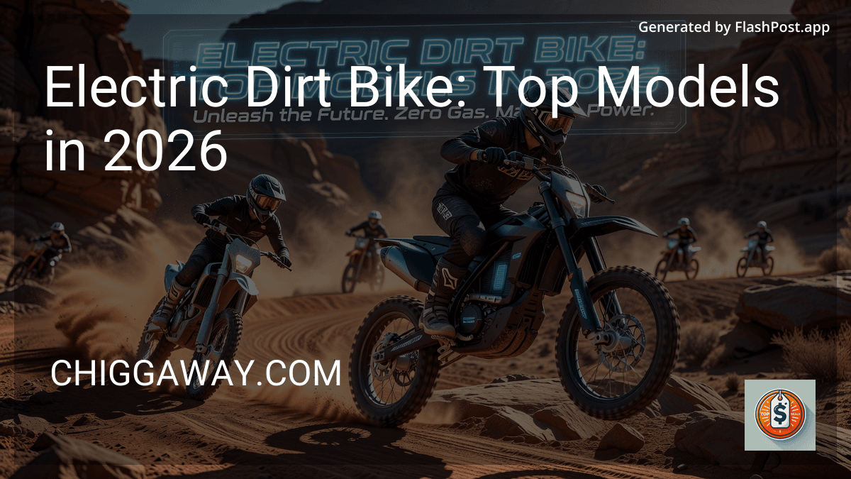 Electric Dirt Bike: Top Models in 2026 preview