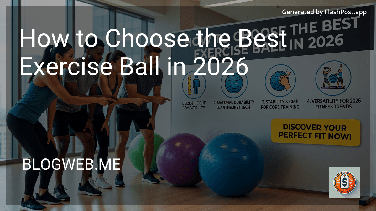 How to Choose the Best Exercise Ball in 2026 preview
