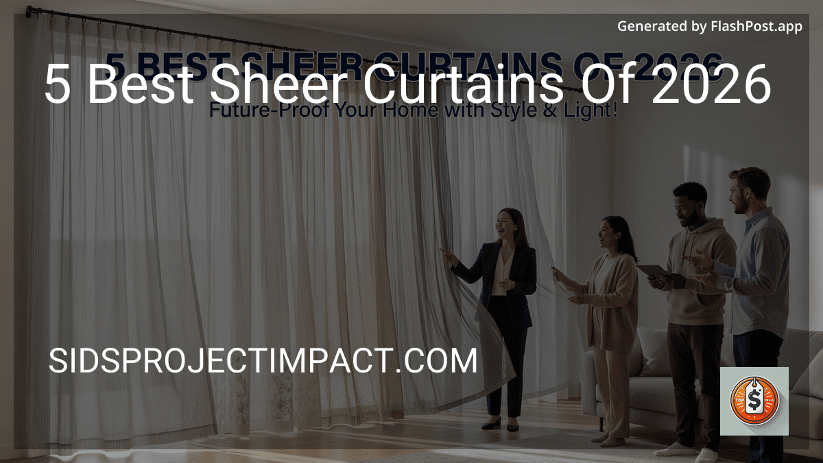 6 Best Sheer Curtains Of 2026 in 2026 preview