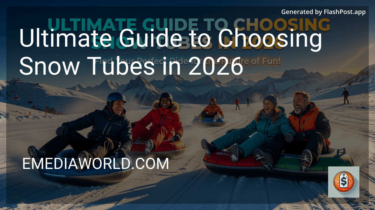 Ultimate Guide to Choosing Snow Tubes in 2026 preview