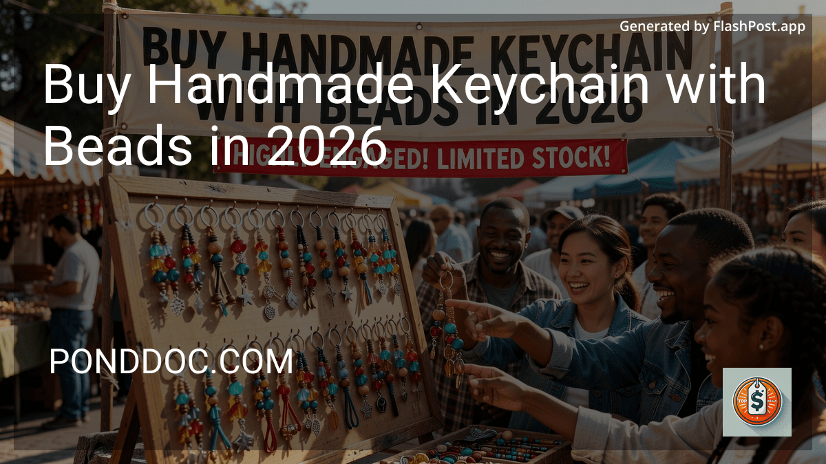 Buy Handmade Keychain with Beads in 2026