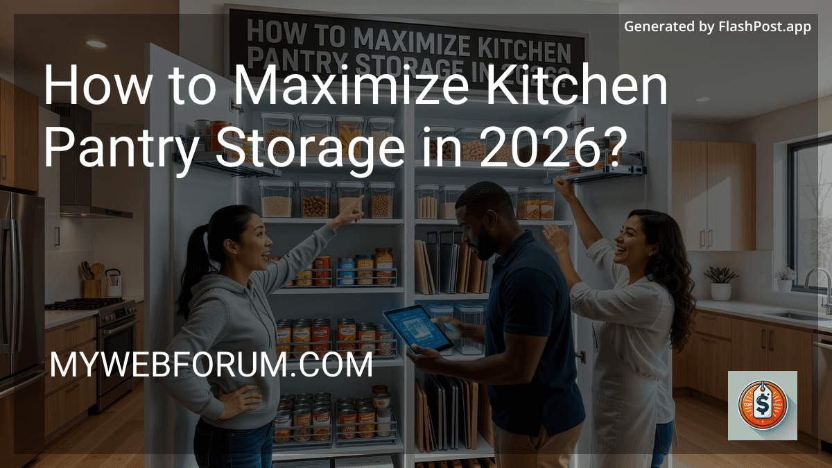 How to Maximize Kitchen Pantry Storage in 2026? image