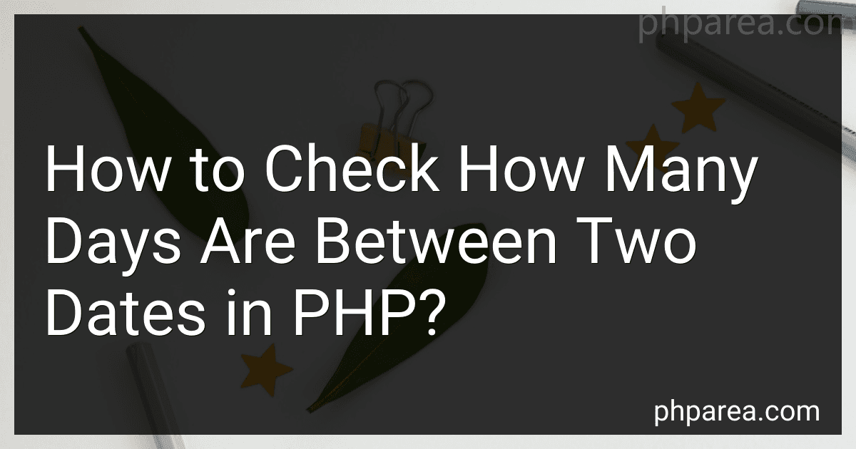 How to Check How Many Days Are Between Two Dates in PHP? image