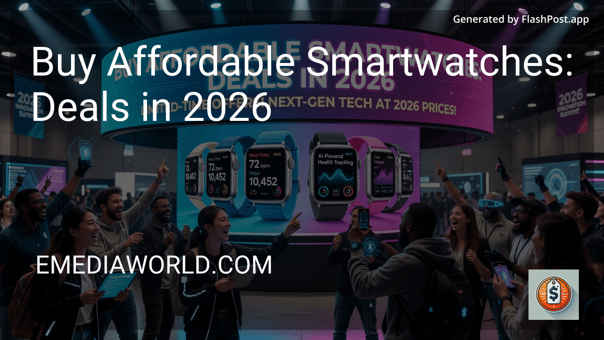 Buy Affordable Smartwatches: Deals in 2026