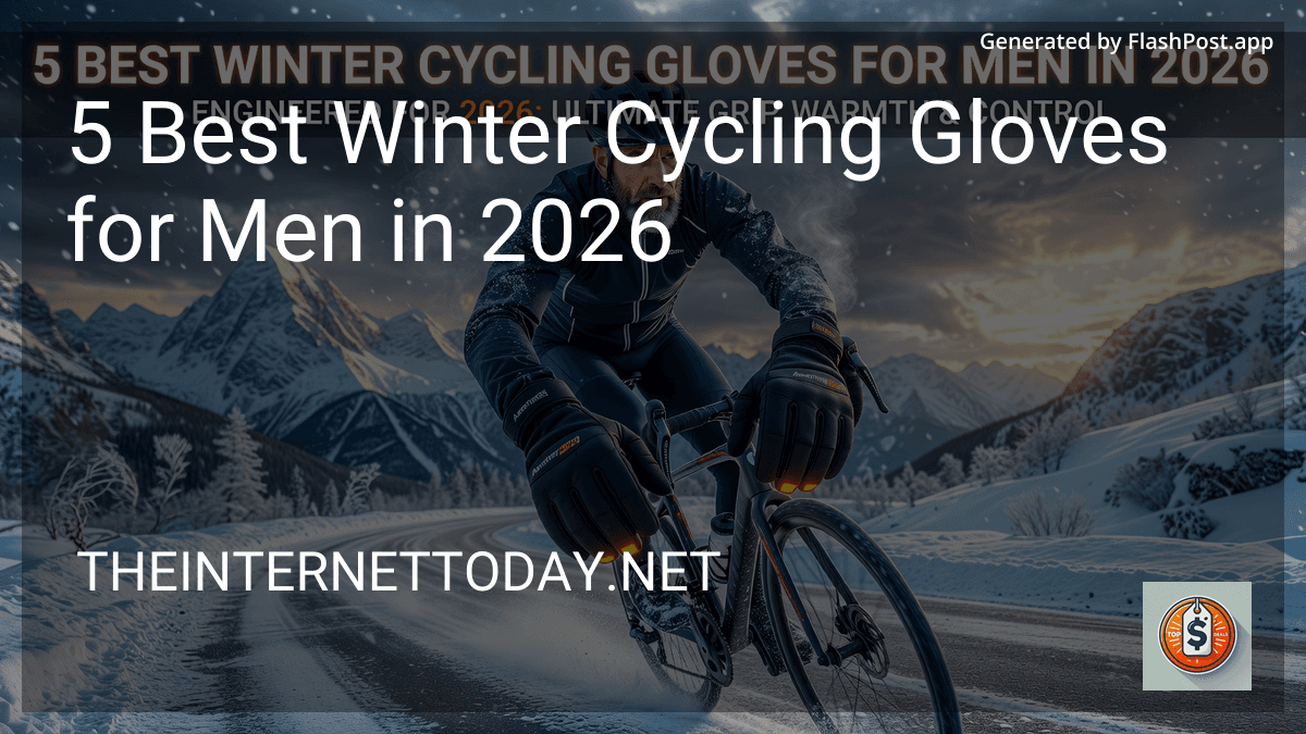 6 Best Winter Cycling Gloves for Men in 2026 preview
