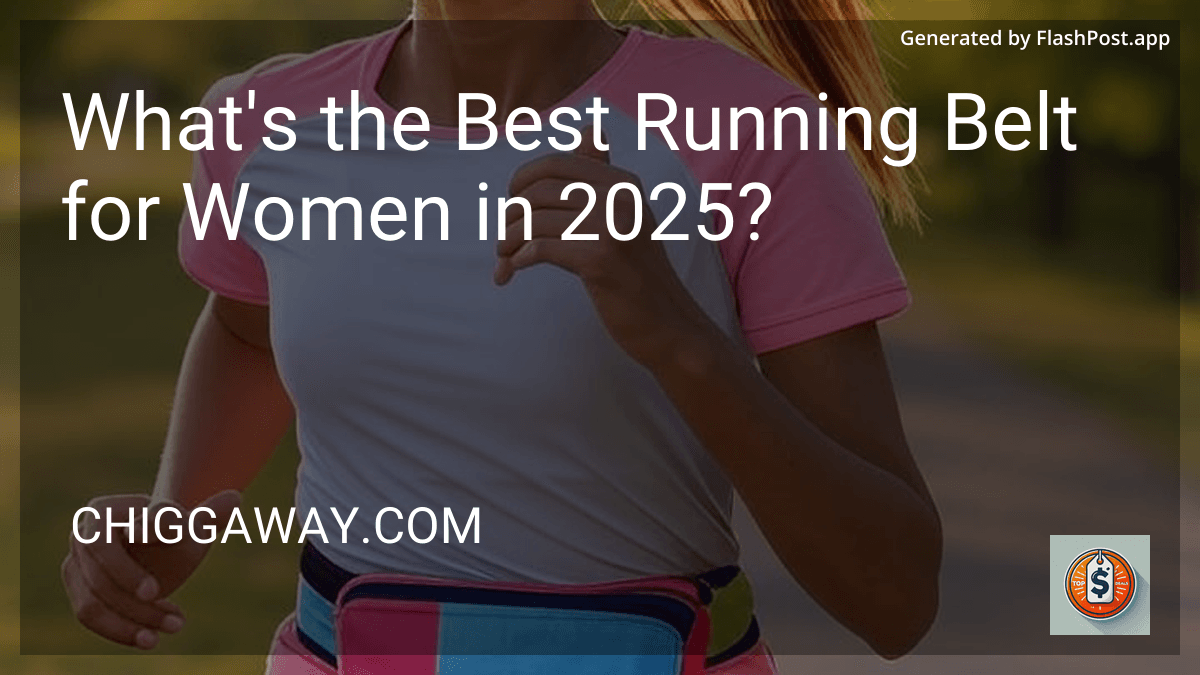 What's the Best Running Belt for Women in 2025? image