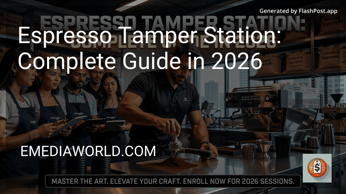 Espresso Tamper Station: Complete Guide in 2026
