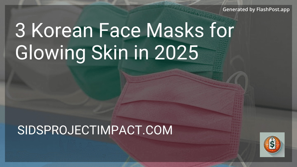 9 Korean Face Masks for Glowing Skin in 2025 image