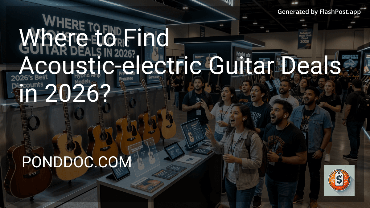 Where to Find Acoustic-electric Guitar Deals in 2026? preview
