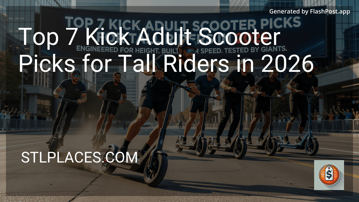 Top 7 Kick Adult Scooter Picks for Tall Riders in 2026