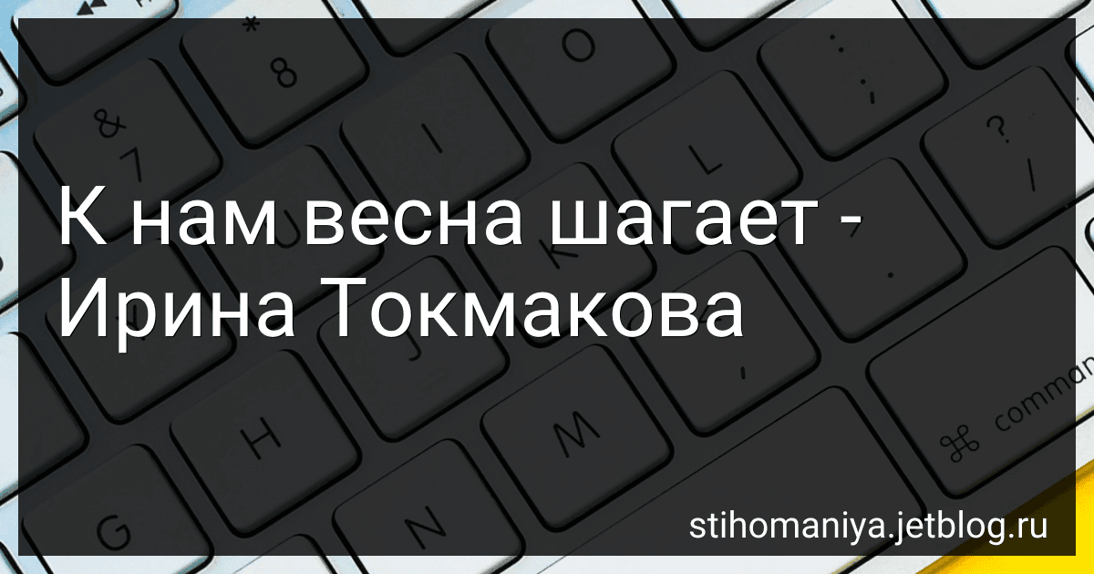 К нам весна шагает - Ирина Токмакова preview