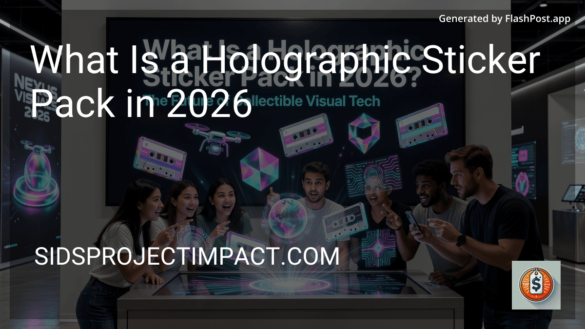 What Is a Holographic Sticker Pack in 2026 image