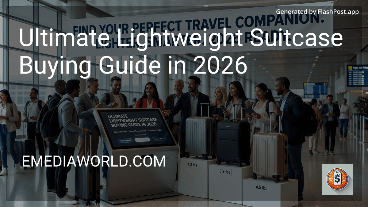 Ultimate Lightweight Suitcase Buying Guide in 2026 preview