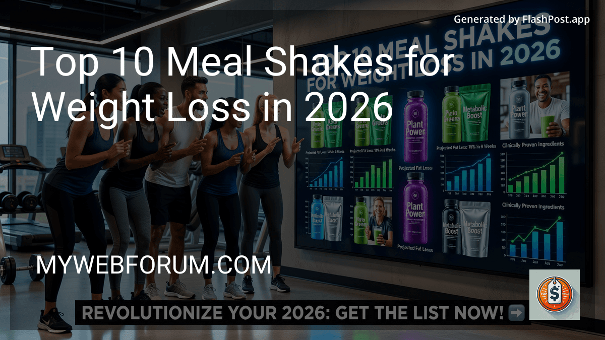 Top 10 Meal Shakes for Weight Loss in 2026 preview