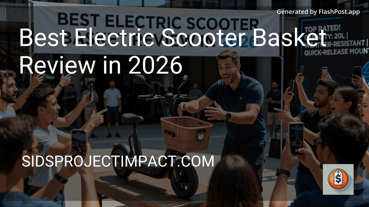 Best Electric Scooter Basket Review in 2026 preview