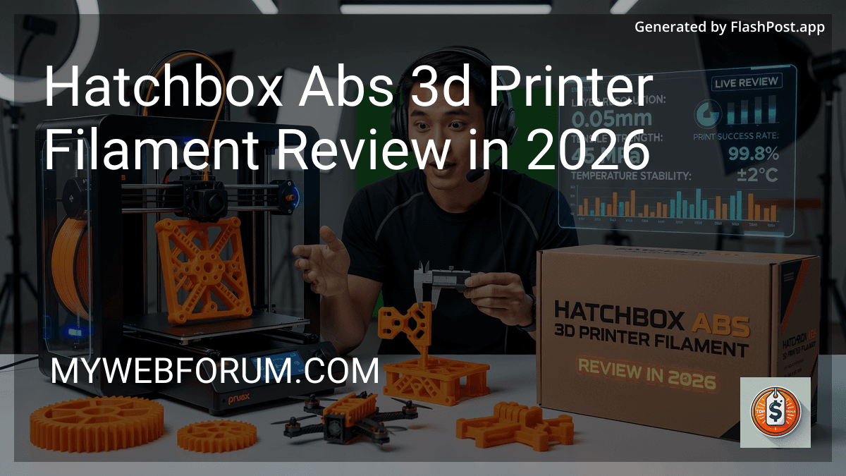 Hatchbox Abs 3d Printer Filament Review in 2026