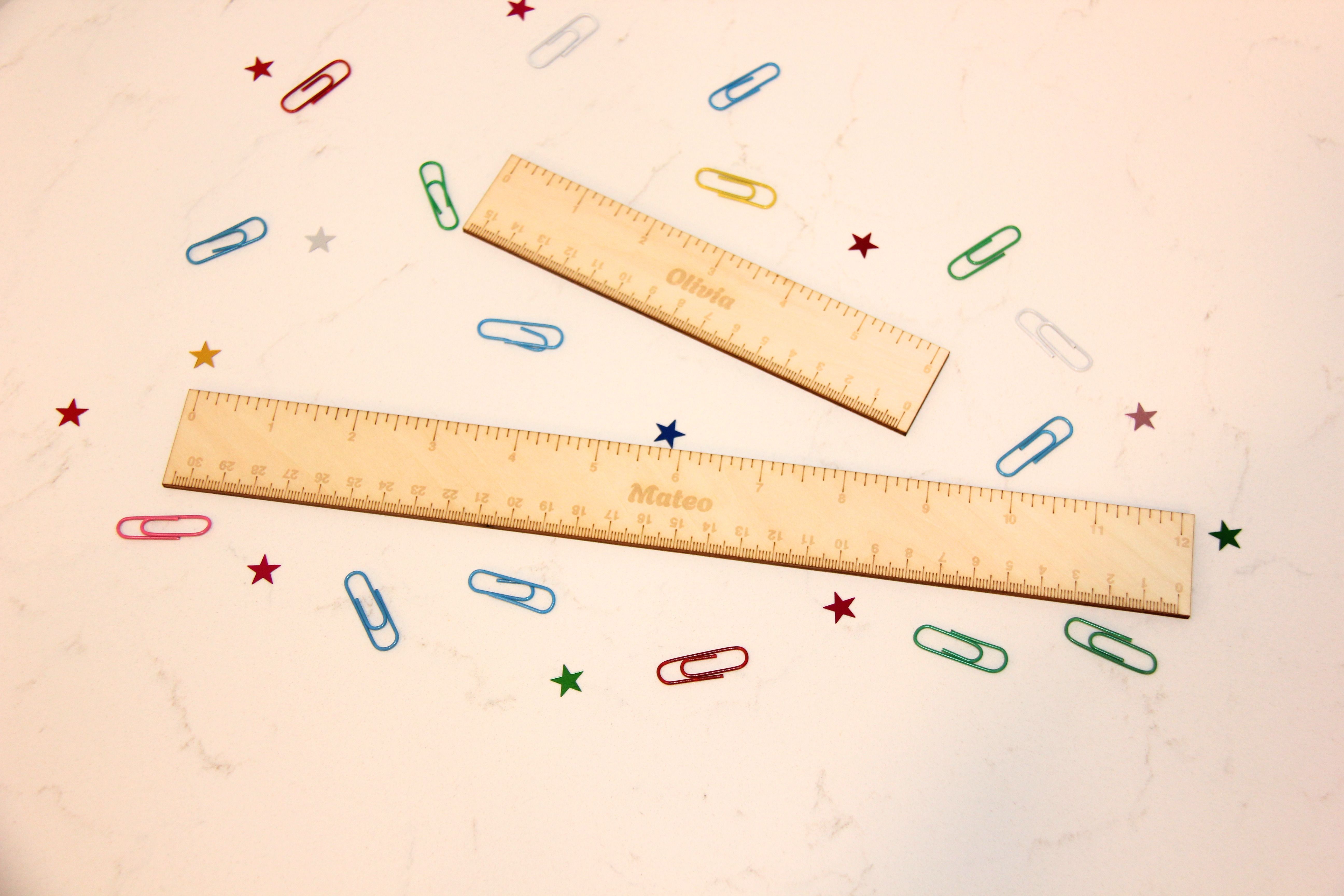 Custom Wooden Ruler – Back to School Gift