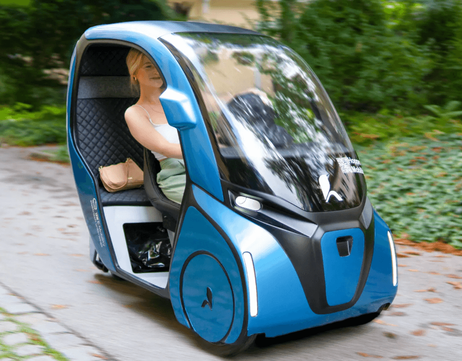 Hopper Mobility: автомобиль, которому разрешено ездить по велосипедной дорожке image