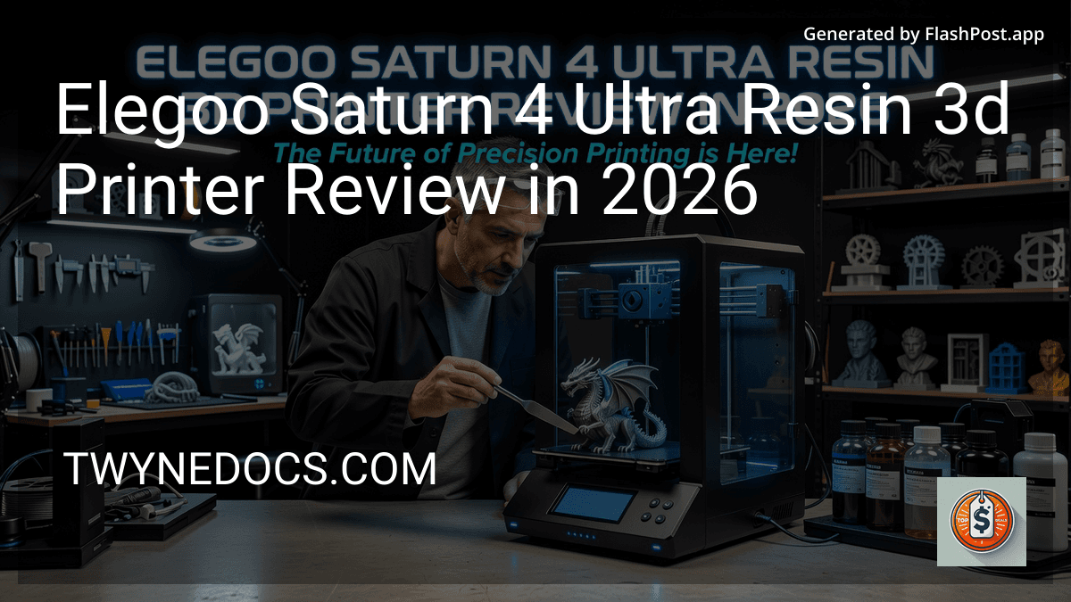 Elegoo Saturn 4 Ultra Resin 3d Printer Review in 2026 preview
