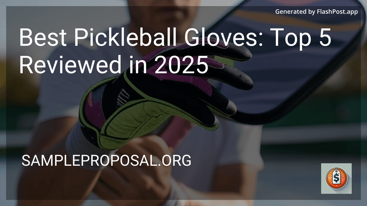 Best Pickleball Gloves: Top 5 Reviewed in 2026 preview
