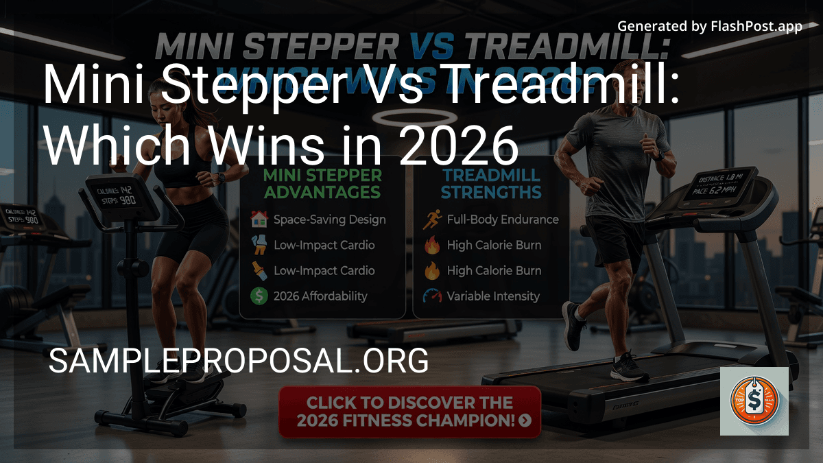 Mini Stepper Vs Treadmill: Which Wins in 2026 preview