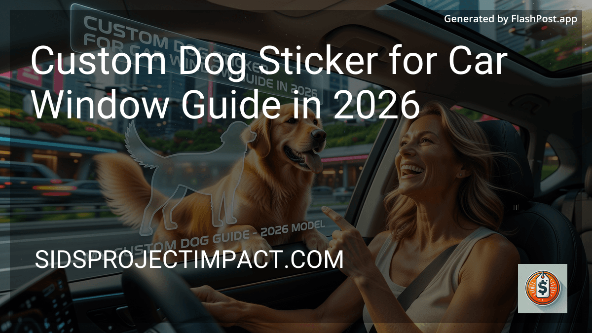Custom Dog Sticker for Car Window Guide in 2026
