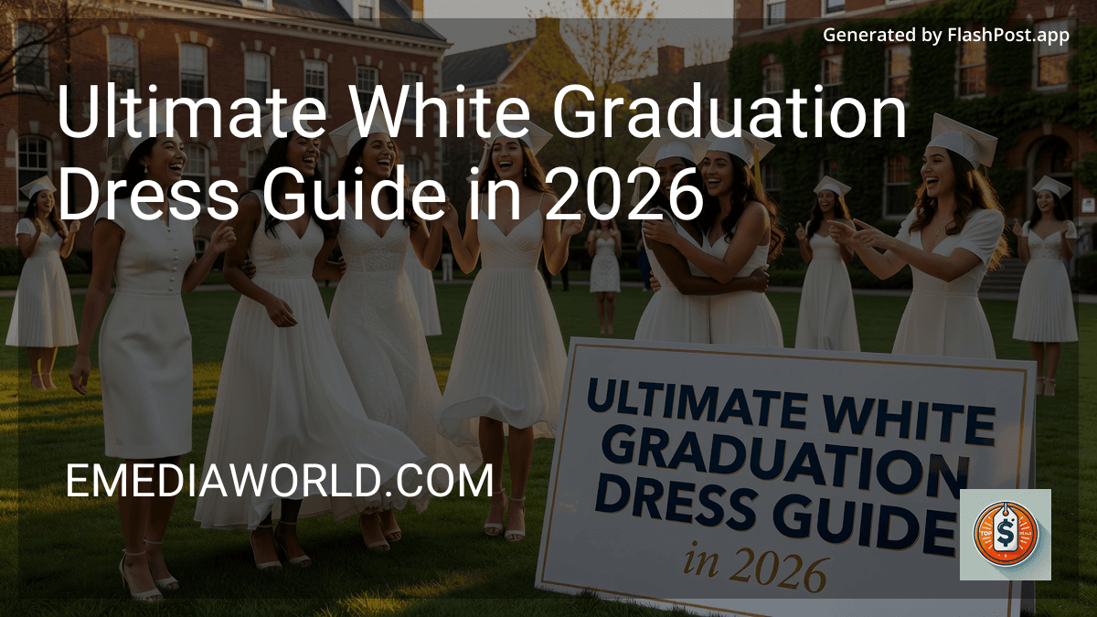 Ultimate White Graduation Dress Guide in 2026 image
