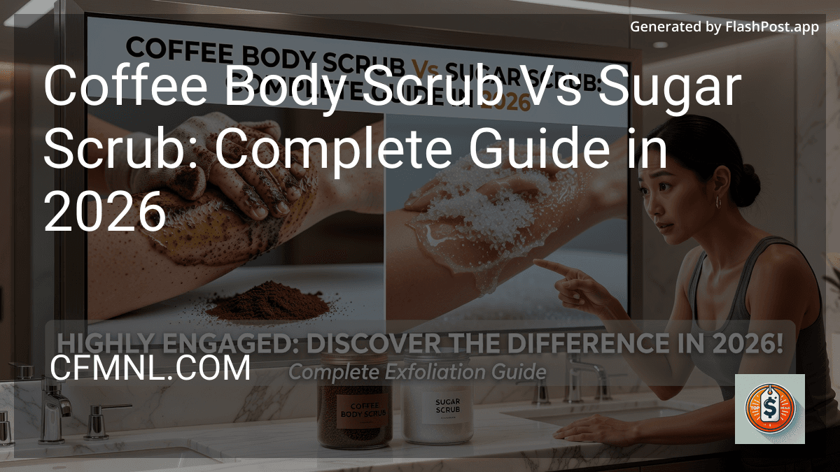 Coffee Body Scrub Vs Sugar Scrub: Complete Guide in 2026 preview
