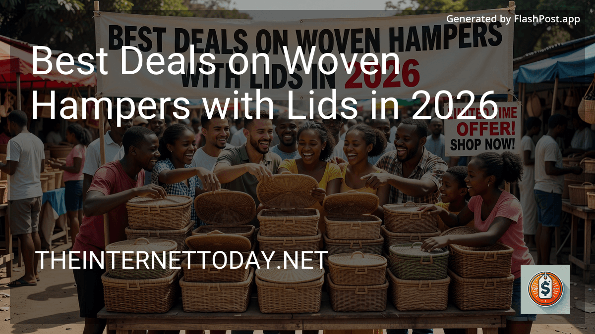 Best Deals on Woven Hampers with Lids in 2026 preview