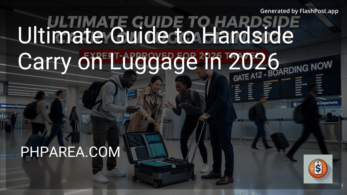Ultimate Guide to Hardside Carry on Luggage in 2026