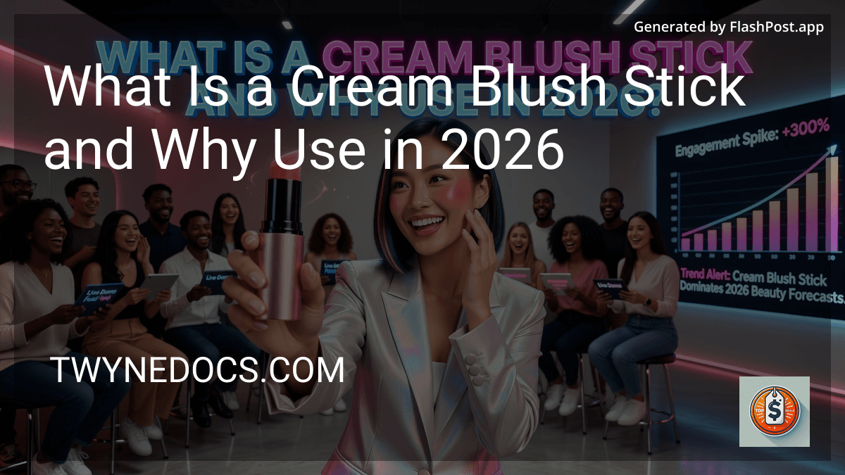 What Is a Cream Blush Stick and Why Use in 2026 preview
