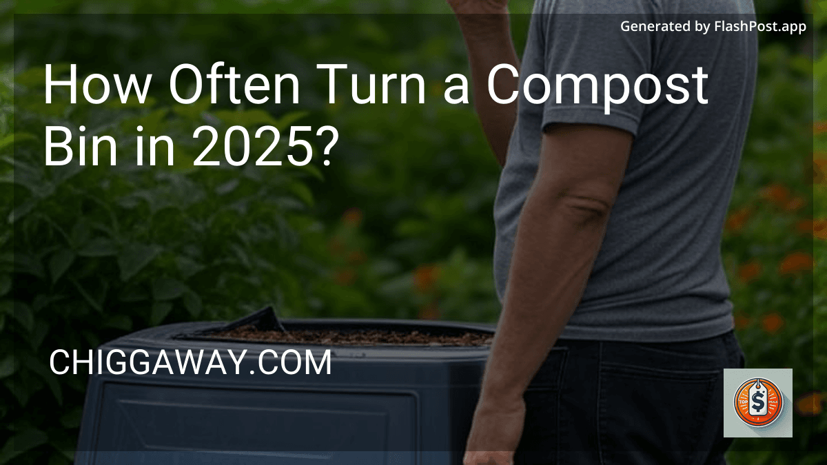 How Often Turn a Compost Bin in 2025? image
