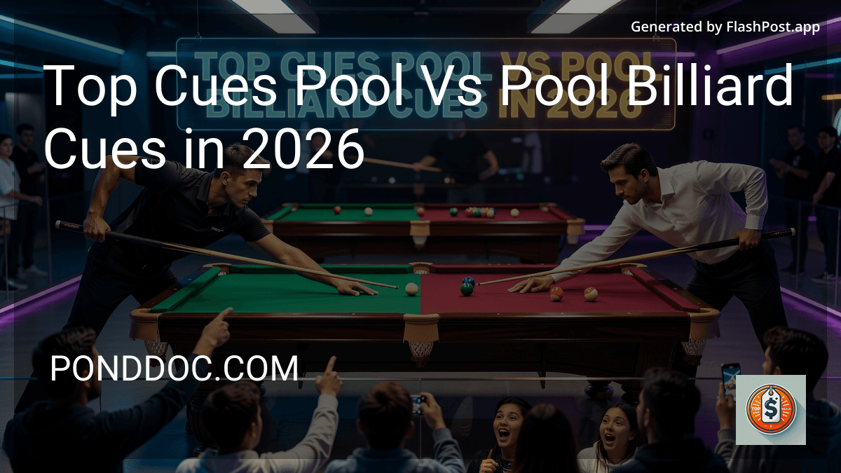 Top Cues Pool Vs Pool Billiard Cues in 2026