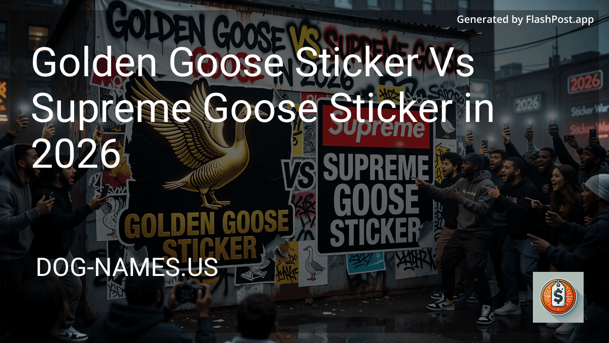 Golden Goose Sticker Vs Supreme Goose Sticker in 2026