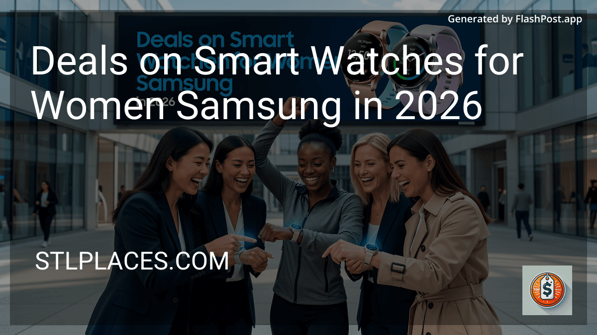 Deals on Smart Watches for Women Samsung in 2026