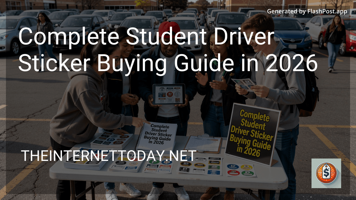 Complete Student Driver Sticker Buying Guide in 2026 preview