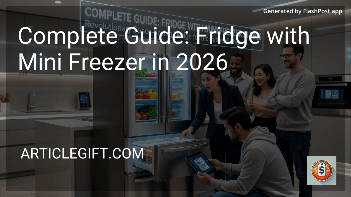 Complete Guide: Fridge with Mini Freezer in 2026